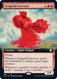 Vengeful Ancestor (Extended Art) - Commander: Adventures in the Forgotten Realms - Magic: The Gathering card