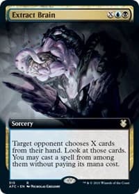 Extract Brain (Extended Art) - Commander: Adventures in the Forgotten Realms - Magic: The Gathering card