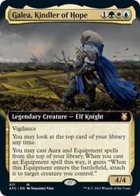 Galea, Kindler of Hope (Extended Art) - Commander: Adventures in the Forgotten Realms - Magic: The Gathering card