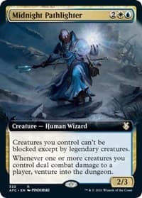Midnight Pathlighter (Extended Art) - Commander: Adventures in the Forgotten Realms - Magic: The Gathering card