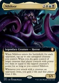 Nihiloor (Extended Art) - Commander: Adventures in the Forgotten Realms - Magic: The Gathering card