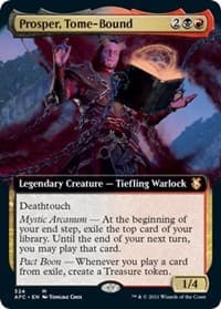 Prosper, Tome-Bound (Extended Art) - Commander: Adventures in the Forgotten Realms - Magic: The Gathering card