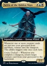 Sefris of the Hidden Ways (Extended Art) - Commander: Adventures in the Forgotten Realms - Magic: The Gathering card