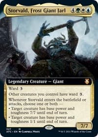 Storvald, Frost Giant Jarl (Extended Art) - Commander: Adventures in the Forgotten Realms - Magic: The Gathering card