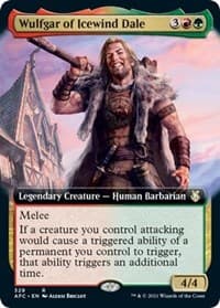 Wulfgar of Icewind Dale (Extended Art) - Commander: Adventures in the Forgotten Realms - Magic: The Gathering card