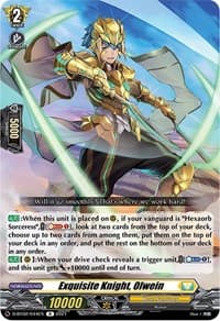 Exquisite Knight, Olwein - D-BT02: A Brush with the Legends - Cardfight Vanguard card