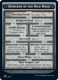 Dungeon of the Mad Mage // Lost Mine of Phandelver Double-Sided Token - Adventures in the Forgotten Realms - Magic: The Gathering card