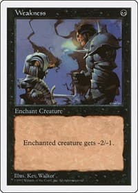 Weakness - Fifth Edition - Magic: The Gathering card