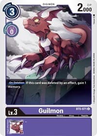 Guilmon - Battle of Omni - Digimon Card Game card