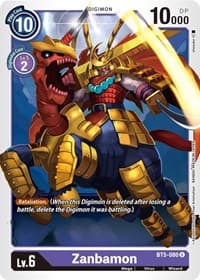 Zanbamon - Battle of Omni - Digimon Card Game card