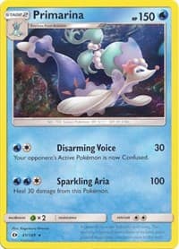 Primarina - 41/149 (Water Web Holo) - Miscellaneous Cards & Products - Pokemon card