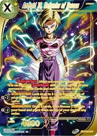 Android 18, Defender of Heroes (SPR) - Cross Spirits - Dragon Ball Super: Masters card