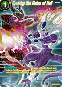 Opening the Gates of Hell (SPR) - Cross Spirits - Dragon Ball Super: Masters card