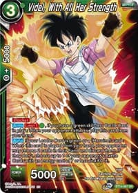 Videl, With All Her Strength - Cross Spirits - Dragon Ball Super: Masters card