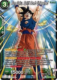 Son Goku, Spirit Bomb Unleashed - Cross Spirits - Dragon Ball Super: Masters card