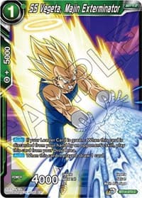 SS Vegeta, Majin Exterminator - Cross Spirits - Dragon Ball Super: Masters card