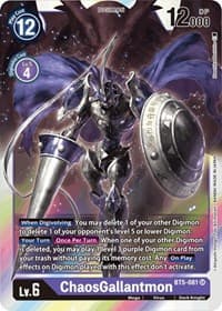 ChaosGallantmon - Battle of Omni - Digimon Card Game card