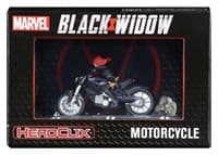 Black Widow with Motorcycle - Black Widow Movie - Heroclix card