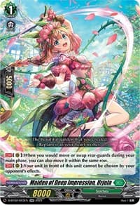 Maiden of Deep Impression, Urjula - D-BT02: A Brush with the Legends - Cardfight Vanguard card