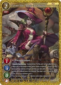 Front-line Mage Archietta - Onslaught of the Eldritch Gods - Gate Ruler card