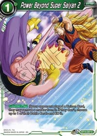 Power Beyond Super Saiyan 2 - Cross Spirits - Dragon Ball Super: Masters card
