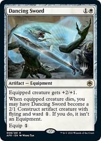 Dancing Sword - Promo Pack: Adventures in the Forgotten Realms - Magic: The Gathering card