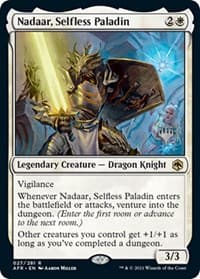 Nadaar, Selfless Paladin - Promo Pack: Adventures in the Forgotten Realms - Magic: The Gathering card