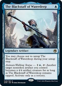 The Blackstaff of Waterdeep - Promo Pack: Adventures in the Forgotten Realms - Magic: The Gathering card