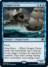 Dragon Turtle - Promo Pack: Adventures in the Forgotten Realms - Magic: The Gathering card