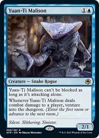 Yuan-Ti Malison - Promo Pack: Adventures in the Forgotten Realms - Magic: The Gathering card