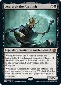 Acererak the Archlich - Promo Pack: Adventures in the Forgotten Realms - Magic: The Gathering card