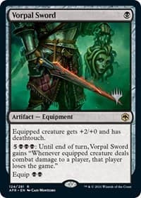 Vorpal Sword - Promo Pack: Adventures in the Forgotten Realms - Magic: The Gathering card