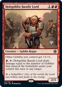 Hobgoblin Bandit Lord - Promo Pack: Adventures in the Forgotten Realms - Magic: The Gathering card