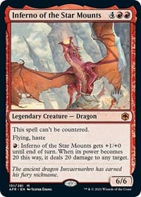 Inferno of the Star Mounts - Promo Pack: Adventures in the Forgotten Realms - Magic: The Gathering card