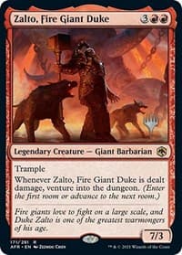 Zalto, Fire Giant Duke - Promo Pack: Adventures in the Forgotten Realms - Magic: The Gathering card