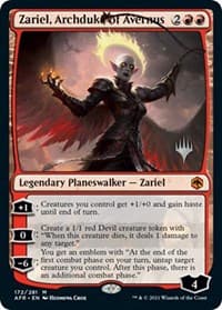 Zariel, Archduke of Avernus - Promo Pack: Adventures in the Forgotten Realms - Magic: The Gathering card
