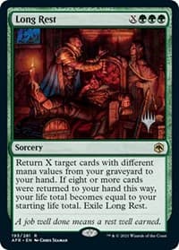 Long Rest - Promo Pack: Adventures in the Forgotten Realms - Magic: The Gathering card