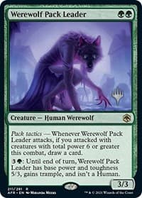 Werewolf Pack Leader - Promo Pack: Adventures in the Forgotten Realms - Magic: The Gathering card