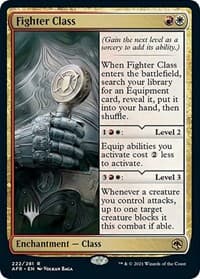 Fighter Class - Promo Pack: Adventures in the Forgotten Realms - Magic: The Gathering card