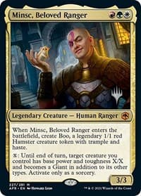 Minsc, Beloved Ranger - Promo Pack: Adventures in the Forgotten Realms - Magic: The Gathering card