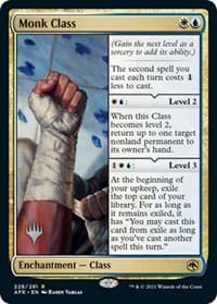 Monk Class - Promo Pack: Adventures in the Forgotten Realms - Magic: The Gathering card