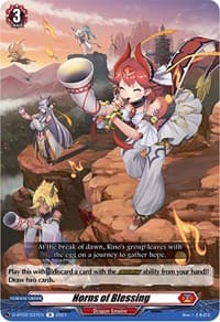 Horns of Blessing - D-BT02: A Brush with the Legends - Cardfight Vanguard card