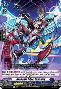 Diabolos Edge, Grantory - D-BT02: A Brush with the Legends - Cardfight Vanguard card