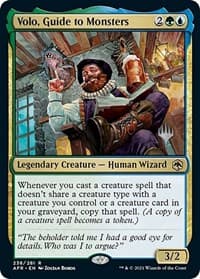 Volo, Guide to Monsters - Promo Pack: Adventures in the Forgotten Realms - Magic: The Gathering card