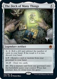The Deck of Many Things - Promo Pack: Adventures in the Forgotten Realms - Magic: The Gathering card