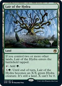 Lair of the Hydra - Promo Pack: Adventures in the Forgotten Realms - Magic: The Gathering card