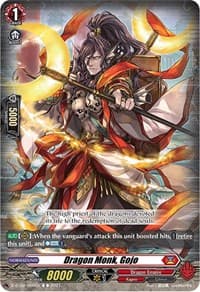 Dragon Monk, Gojo - D-BT02: A Brush with the Legends - Cardfight Vanguard card