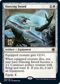 Dancing Sword - Prerelease Cards - Magic: The Gathering card