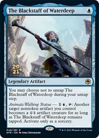 The Blackstaff of Waterdeep - Prerelease Cards - Magic: The Gathering card