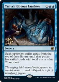 Tasha's Hideous Laughter - Prerelease Cards - Magic: The Gathering card